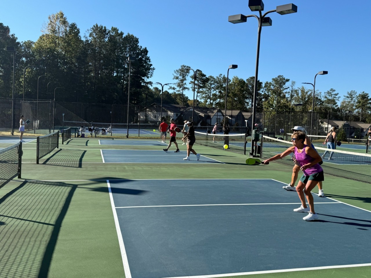 People playing in the Pickleball Fall Classic