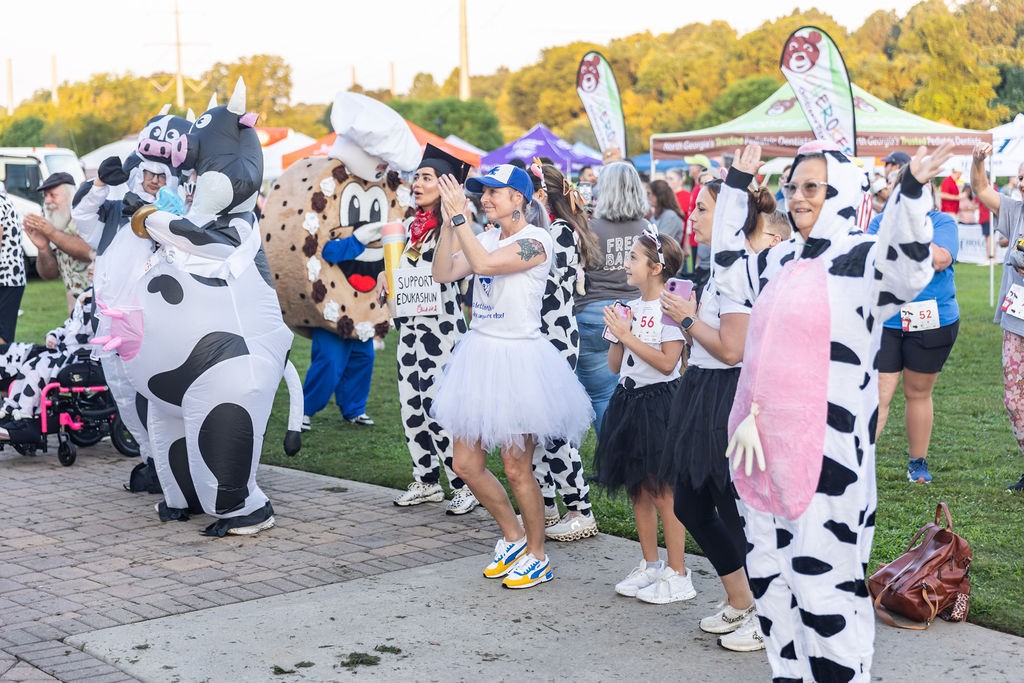 Cow costume contest